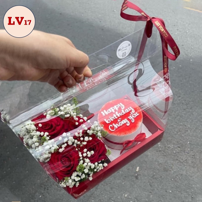 [Freeship] Set hoa bánh kem LV17