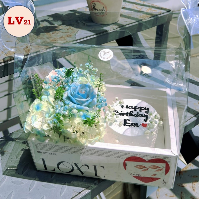 [Freeship] Set hoa bánh kem LV21