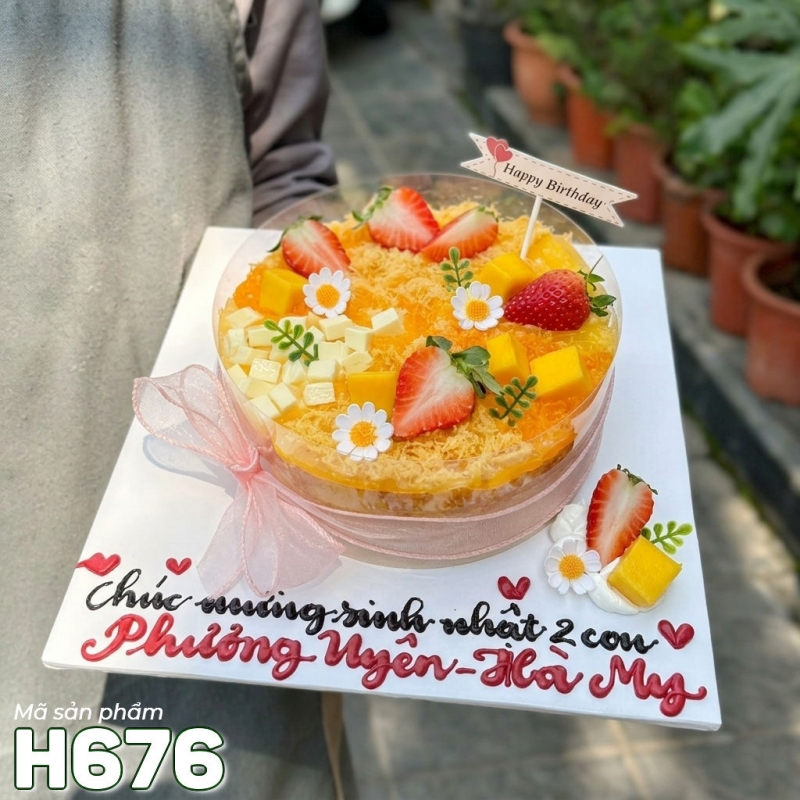 H676 Bánh bông lan trứng muối