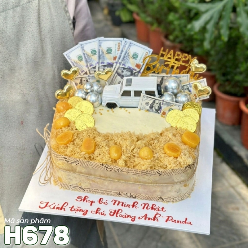 H678 Bánh bông lan trứng muối