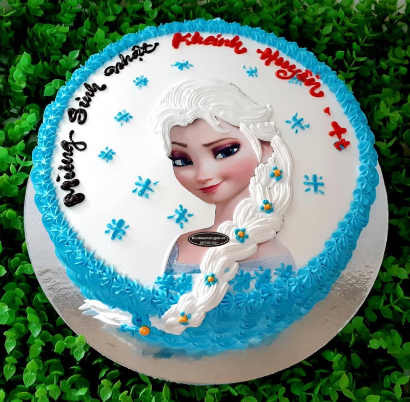 SGI(21) Bánh kem công chứa Elsa