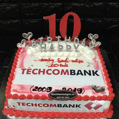 KH(17) Bánh sinh nhật TECHCOMBANK