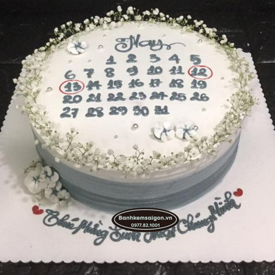 CL(18) Bánh kem tờ lịch