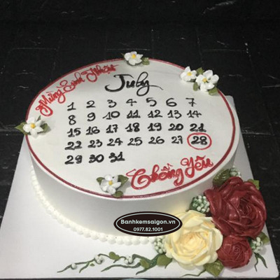 CL(19) Bánh kem tờ lịch