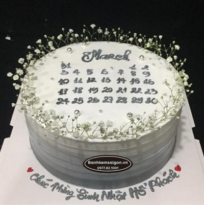 CL(23) Bánh kem tờ lịch