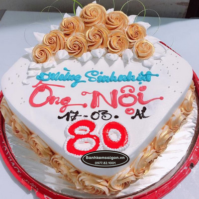 OB(13) Bánh tặng ông nội tuổi 80