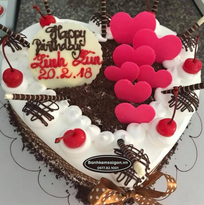 TT(24) Bánh sinh nhật trái tim
